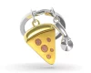 PORTE CLES METAL PART DE PIZZA - METALMORPHOSE