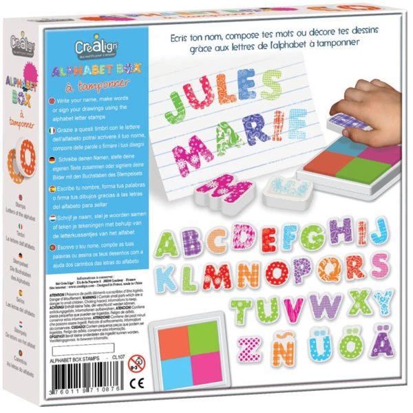 ALPHABET A TAMPONNER - CREA LIGN