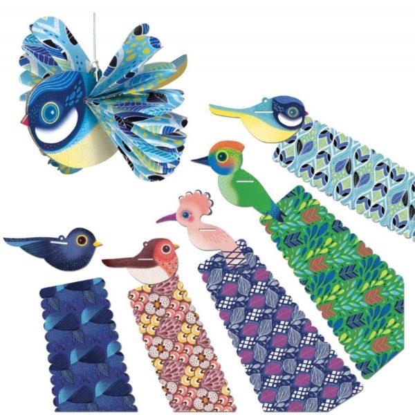PLIAGES EVENTAILS OISEAUX - CREA LIGN