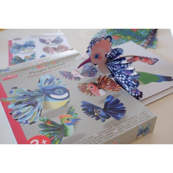 PLIAGES EVENTAILS OISEAUX - CREA LIGN