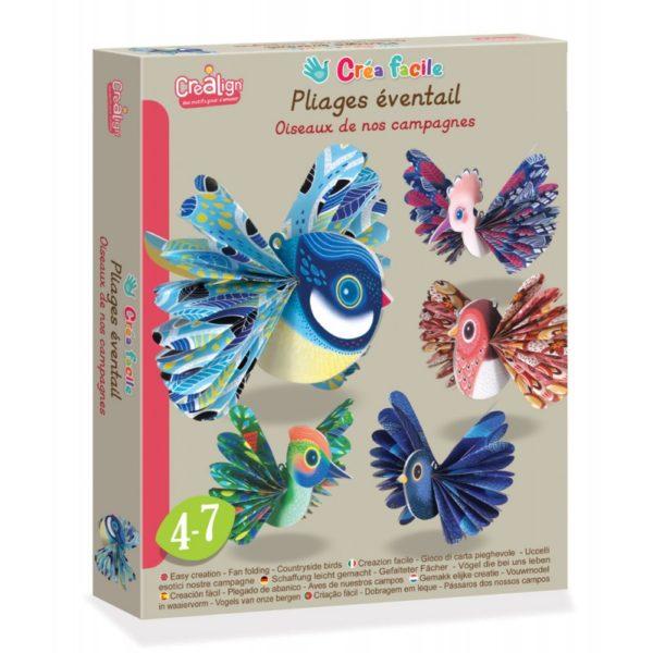 PLIAGES EVENTAILS OISEAUX - CREA LIGN