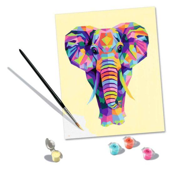 PEINTURE PAR NUMERO ADULTE CREART ELEPHANT - RAVENSBURGER