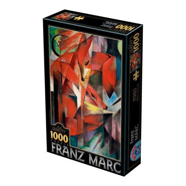PUZZLE RENARDS FRANZ MARC 1000 PIECES - D-TOYS