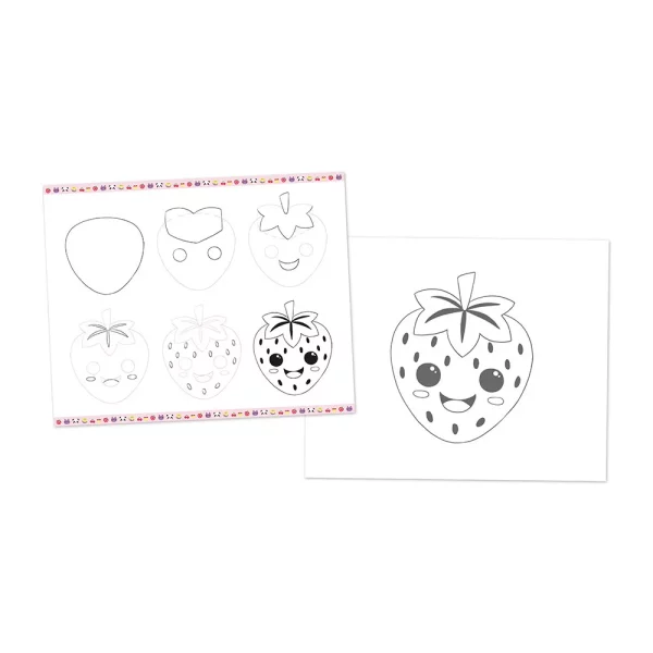COFFRET CREATIF DESSIN PAS A PAS 20 MODELES KAWAI - JANOD