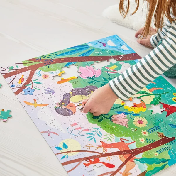 PUZZLE DAME NATURE 200 PIECES - JANOD