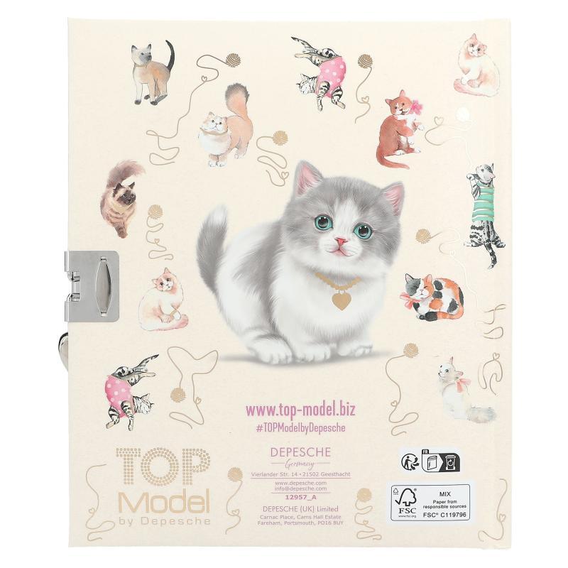 JOURNAL INTIME KITTY TOP MODEL