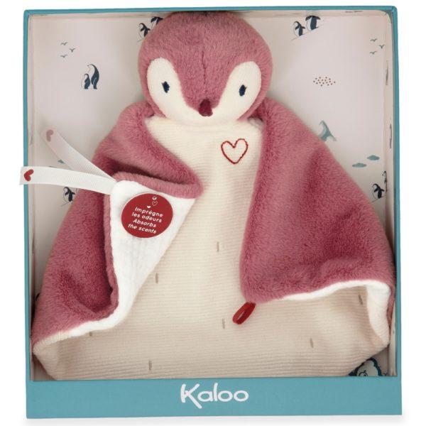 DOUDOU MANCHOT ROSE KALOO