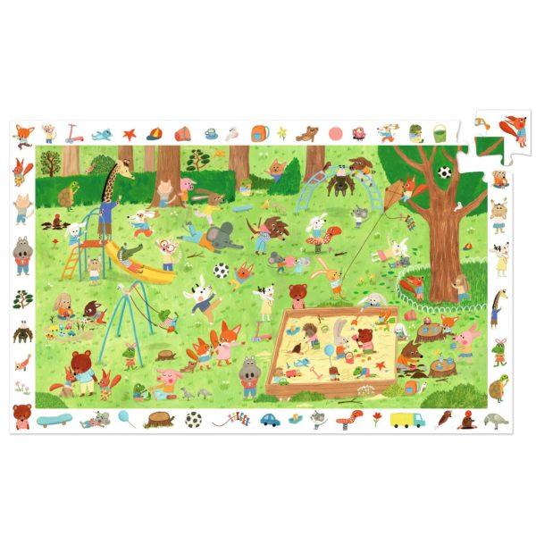 PUZZLE D'OBSERVATION LE SQUARE DES PETITS AMIS- DJECO