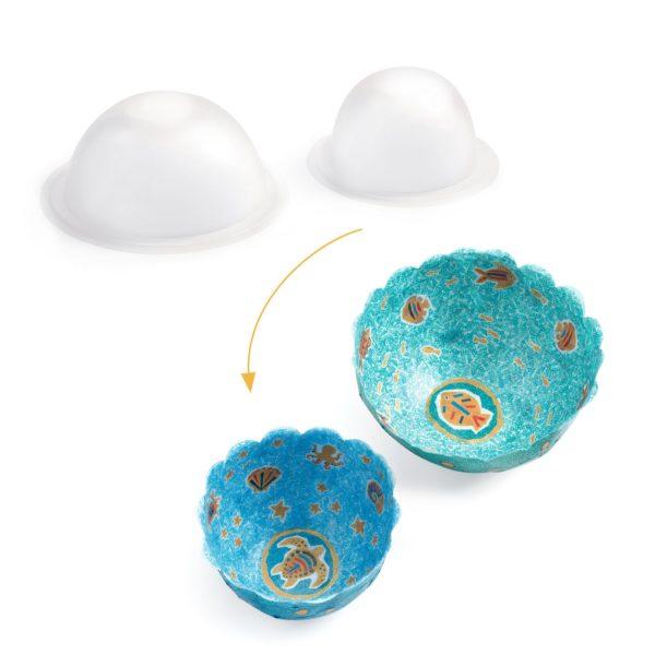 COUPELLES EN PAPIER DANS LA MER - DJECO