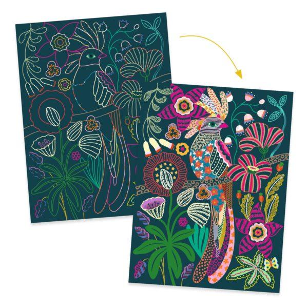 CARTES A GRATTER ROCOCO - DJECO
