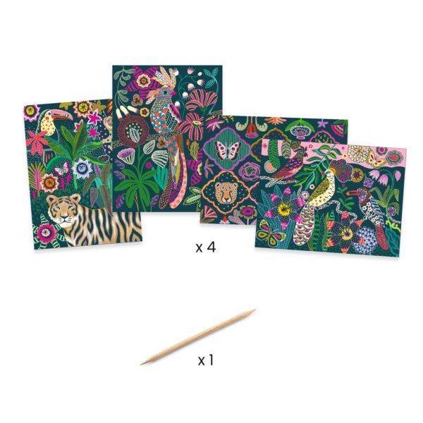 CARTES A GRATTER ROCOCO - DJECO