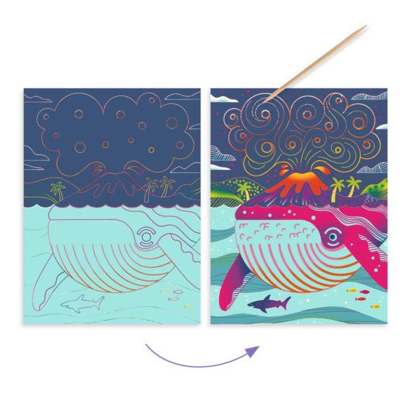 CARTES A GRATTER DESSUS DESSOUS - DJECO