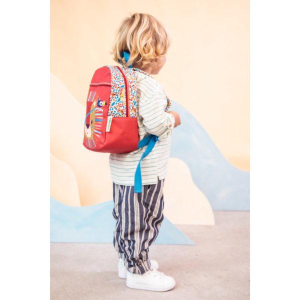 SAC A DOS EN PET RECYCLE JACK LE LION - LILLIPUTIENS