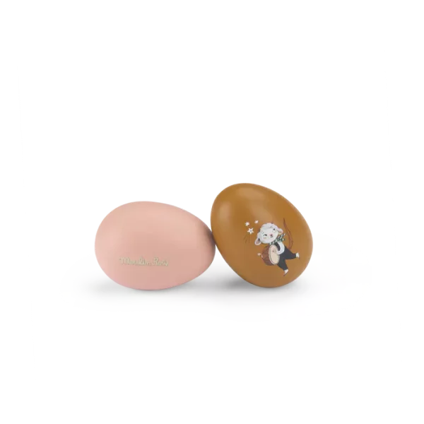 2 OEUFS MARACAS - APRES LA PLUIE- MOULIN ROTY