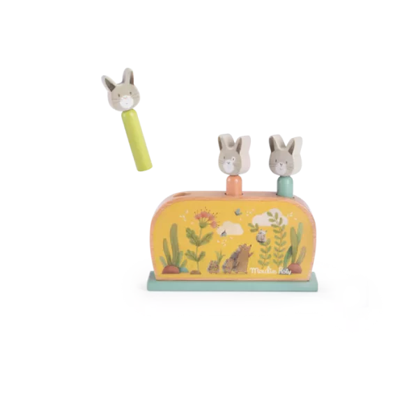 POP UP BOIS "TROIS PETITS LAPINS " - MOULIN ROTY