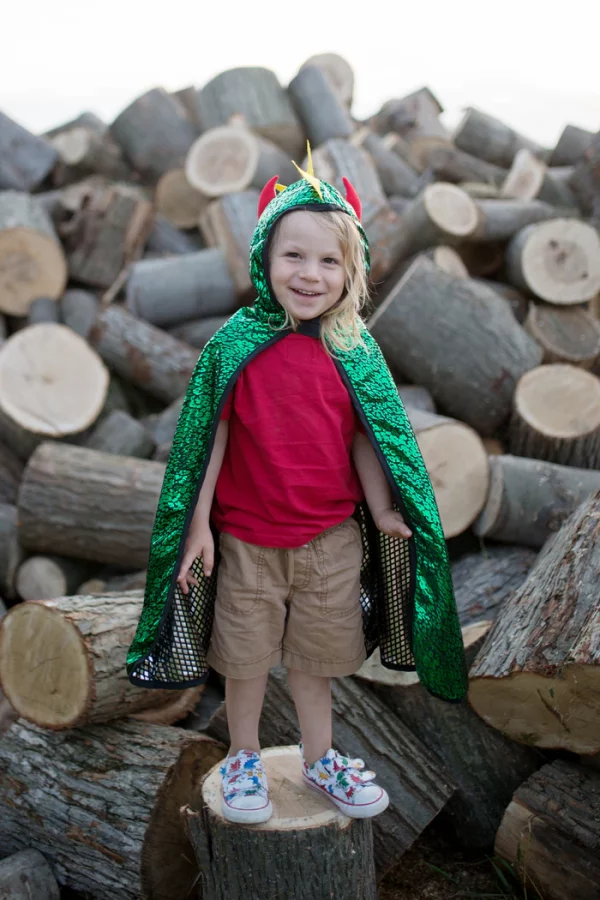 CAPE DRAGON/CHEVALIER REVERSIBLE 5/6 ANS – Image 4