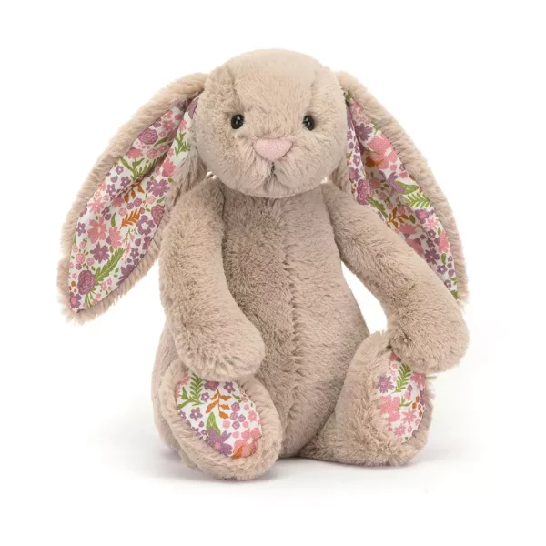 LAPIN BEIGE FLEURI « PÉTALE »