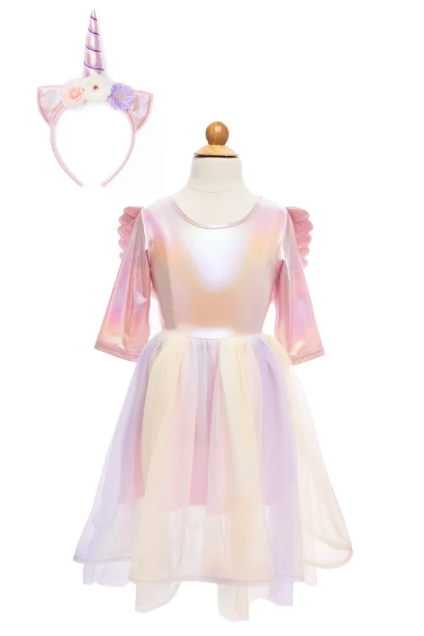 ROBE DE PEGASE AVEC AILES ET DIADEME 5/6 ANS