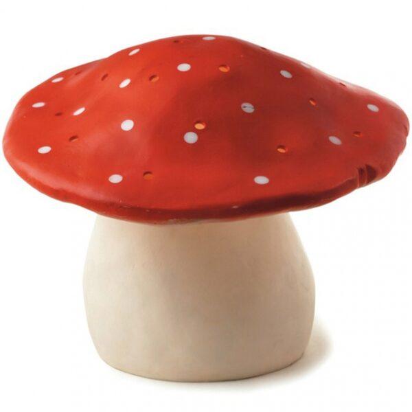 LAMPE CHAMPIGNON GRAND ROUGE