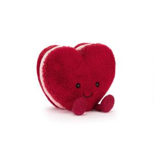 AMUSEABLES ARLETTE HEART MACARON RED